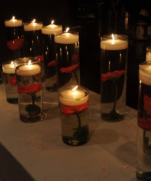 Alquiler Ceremonia de velas con flores para Bat y Bar Mitzvah
