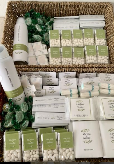 Kit de toilette eventos