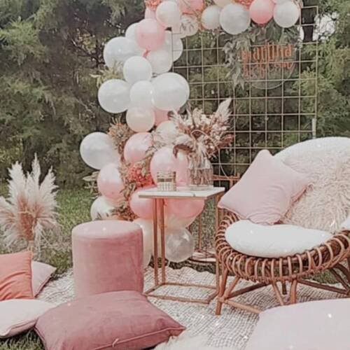 Sector de fotos ambientacion globos telones eventos