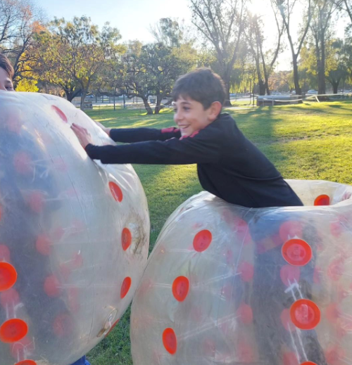 Bubble soccer-Animación para eventos.