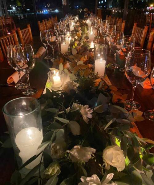 Centros de mesa con flores naturales, arreglos florales8