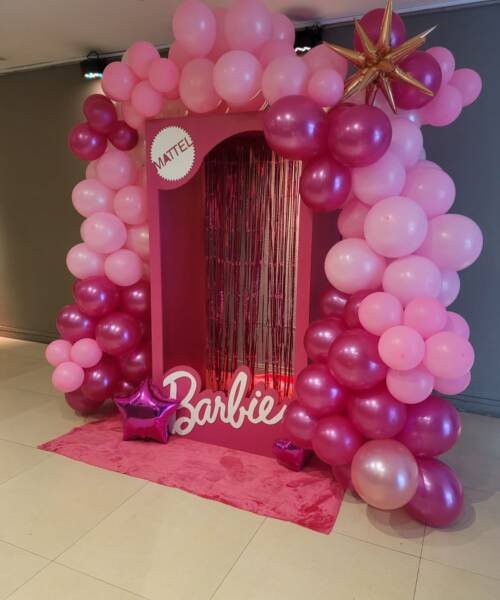 Marco Barbie para fotos, animación eventos