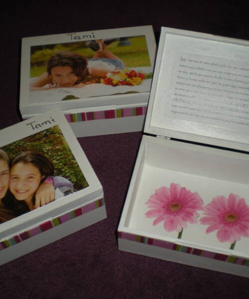 Caja madera personalizada madera
