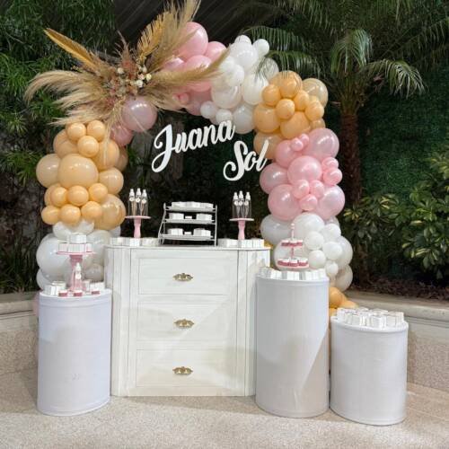 Ambientacion con globos Simjat Bat Juana Sol